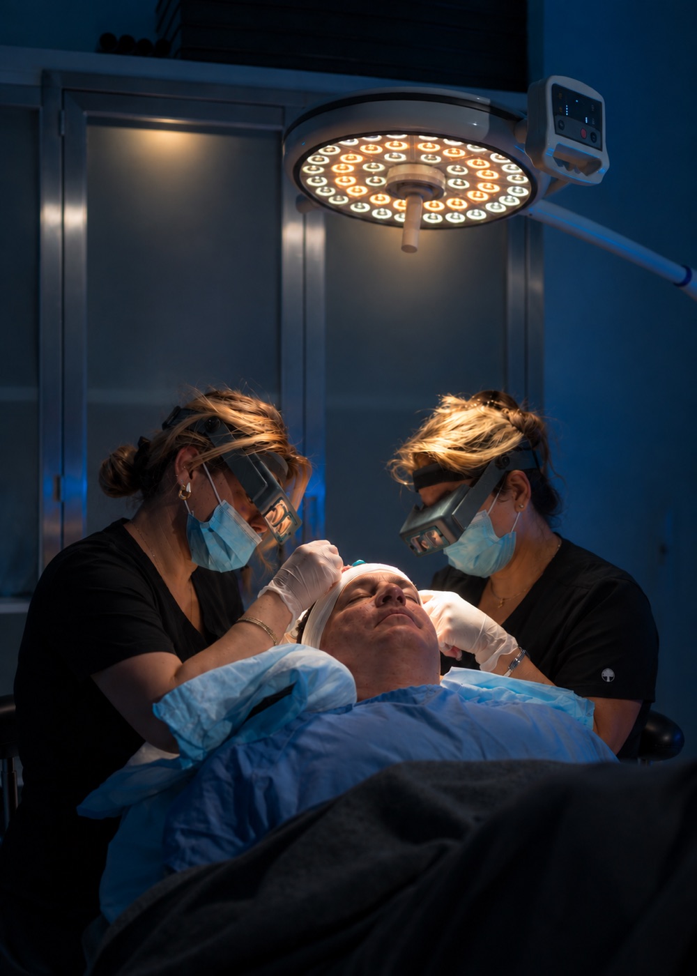 Hair transplant procedure at Nova Medical New Jersey